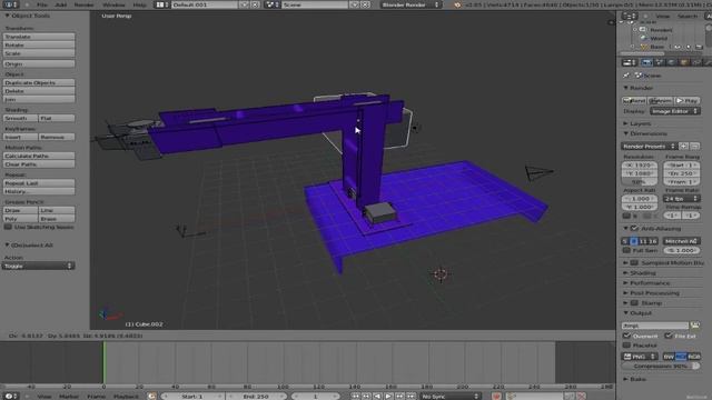 Blender 2.66 Tutorial 13 Grid Snapping смотреть онлайн