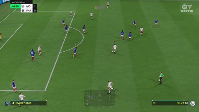 FIFA 24 (FC24) ОНЛАЙН. Манчестер Сити - Сборная Франции. 5 дивизион. Успешные контратаки