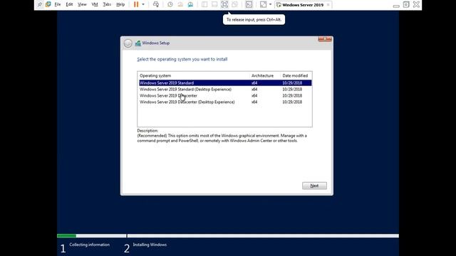 How to install windows server 2019 on Vmware easy steps + VMware tools смотреть онлайн