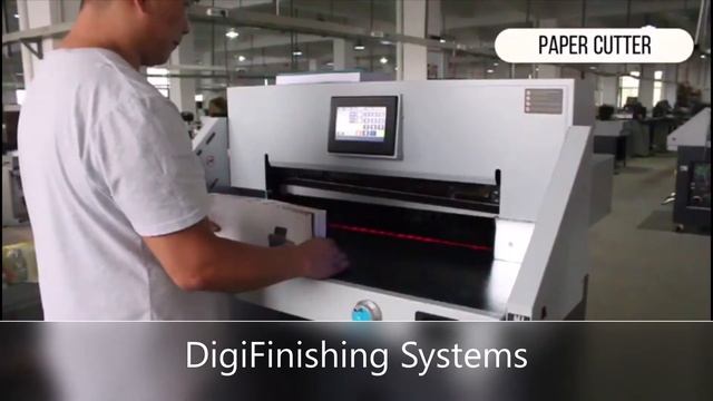 GUILLOTINA HIDRAULICA H720RT DigiFinishing Systems смотреть онлайн
