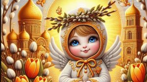 Вербное Воскресенье! Красивое Поздравление с Вербным Воскресеньем! Музыкальная Открытка!