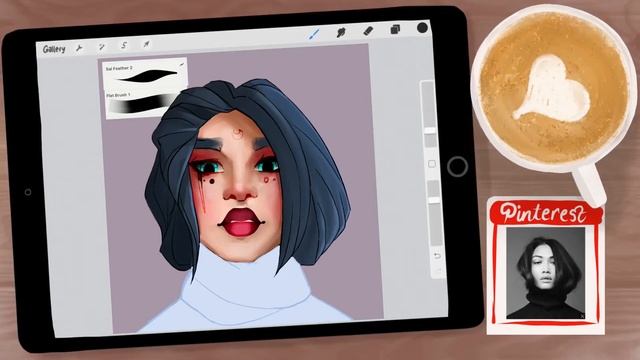 Let’s Draw #5 // Ink Raven // Procreate Speedpaint смотреть онлайн