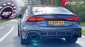 AUDI RS7 C8 с УДАЛЕННЫМ OPF ФИЛЬТРОМ | 0-100 100-200 200-250 КМ/Ч POV & БРУТАЛЬНЫЙ ЗВУК AutoTopNL