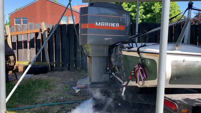175hp Mariner/Mercury 2stroke 1979 смотреть онлайн