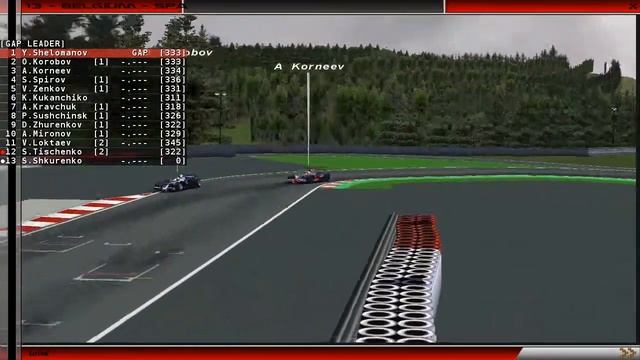 F1 2008 online. 13 этап - Гран-при Бельгии смотреть онлайн