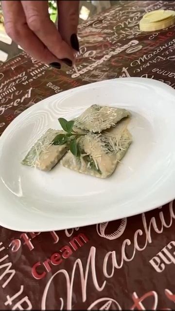Ravioli de Espinafre Recheado de Ricota e Nozes ao molho de funghi смотреть онлайн