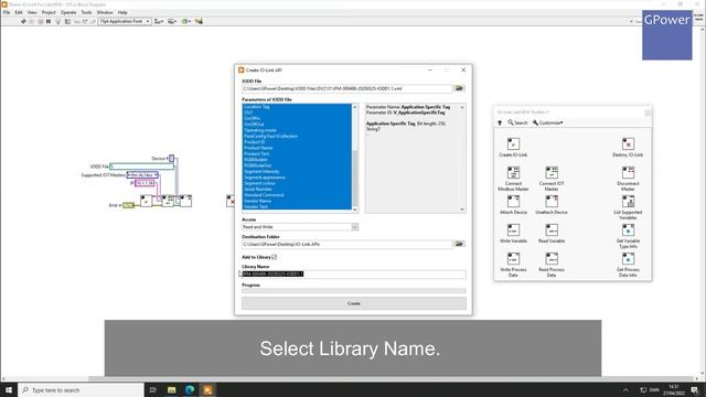 GPower IO-Link Toolkit for LabVIEW - Getting Started смотреть онлайн