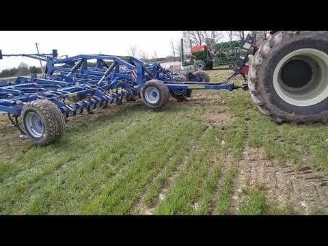 Культиватор КПУ-9 аналог Köckerling (Германия), работа по влажной почве.