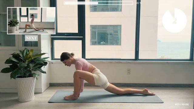 DAY 16 - 1 month Pilates Plan 2025 | 10 MIN DAILY RECOVERY STRETCH | RITA MARK смотреть онлайн