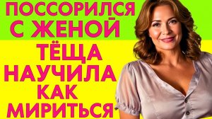С ЖЕНОЙ ПОССОРИЛСЯ, ОБРАТИЛСЯ К ТЁЩЕ ЗА СОВЕТОМ...