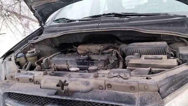 Новогодний подарок. Котёнок под капотом автомобиля. смотреть онлайн