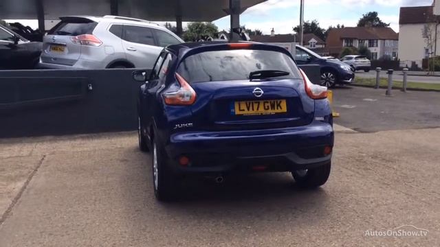 NISSAN JUKE N-CONNECTA XTRONIC BLUE 2017 смотреть онлайн