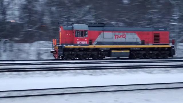 ТЭМ18ДМ-0020 следует резервом смотреть онлайн