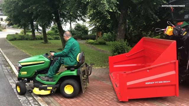 KOTSCHENREUTHER UVV Forstschlepper der John Deere 6er Serie im Einsatz смотреть онлайн