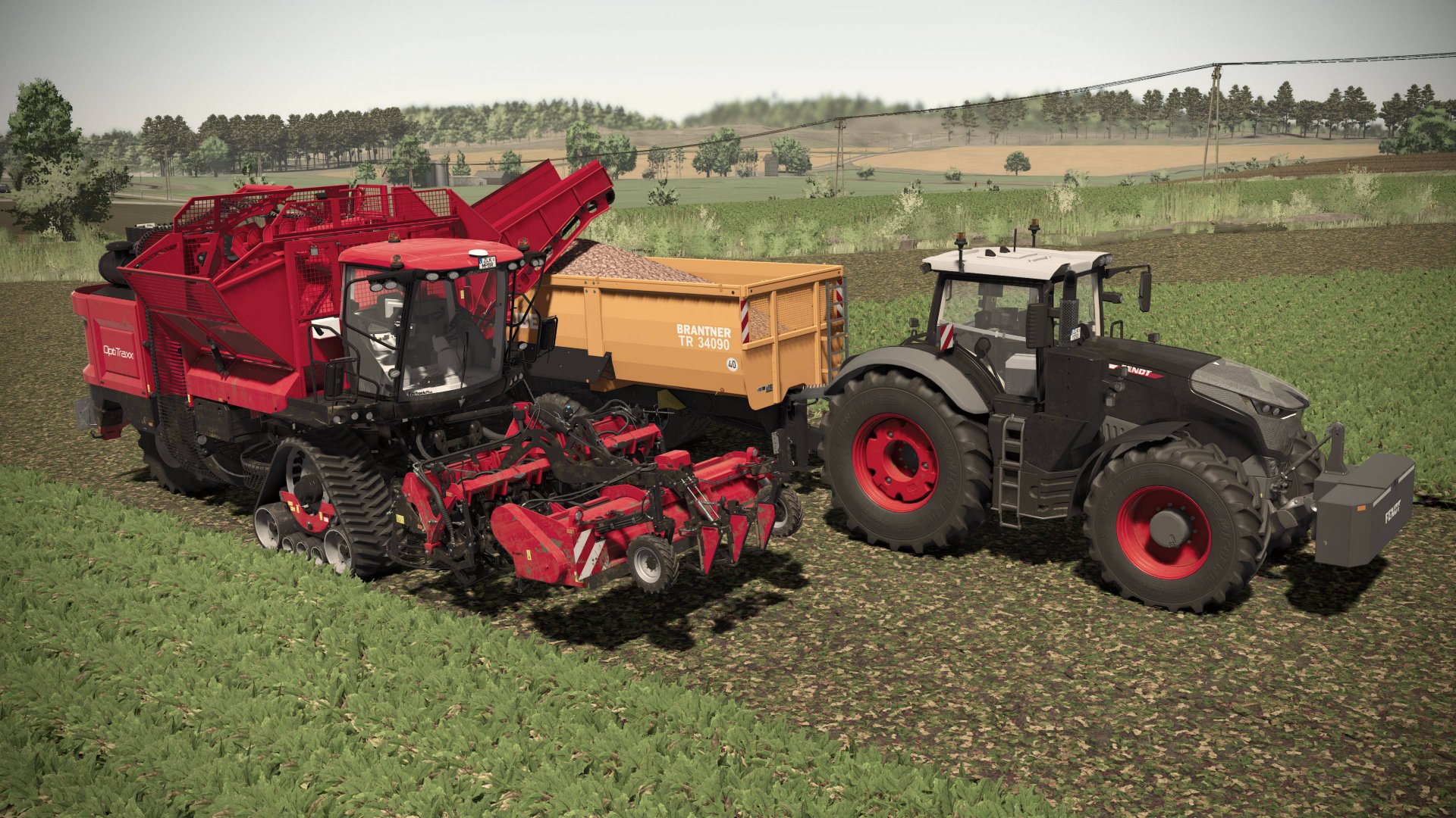 Farming Simulator 25 / Карта Zielonka / Уборка свеклы AgriFac OptiTraxx, FENDT 1050 Black Beauty смотреть онлайн