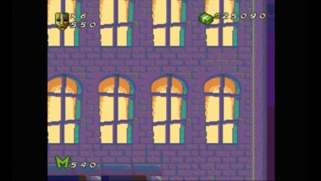Super Nintendo (Snes) 16-bit The Mask Stage 3 Улицы Эдж Сити Прохождение