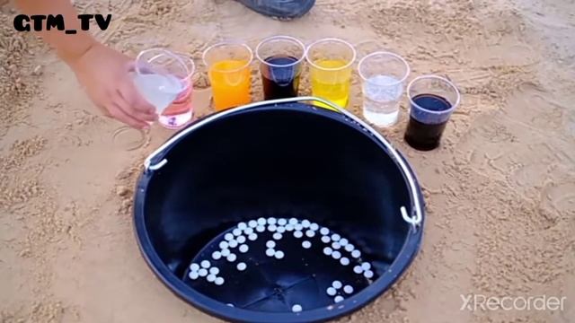 تجربة مشروبات غازية مع منتوس 😮 смотреть онлайн