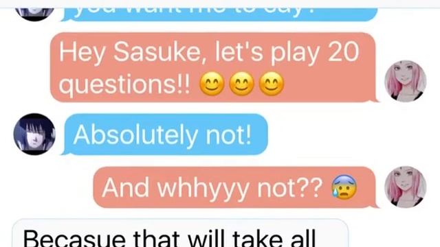 SasuSaku Texting Story: Can't sleep смотреть онлайн