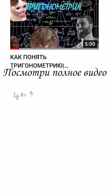ОСНОВНЫЕ ПОНЯТИЯ ТРИГОНОМЕТРИИ| ГЕОМЕТРИЯ| ЧТО НАДО ЗНАТЬ #егэ #1втренде #матан #геометрия смотреть онлайн