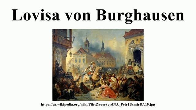 Lovisa von Burghausen смотреть онлайн