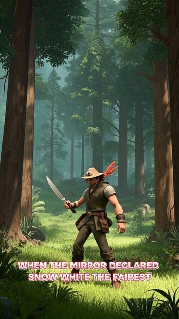 Snow White In 60 Seconds 👑🍎  Magical  Story #Shorts