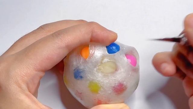 ASMR ✨Fluorescent Scotch Tape Balls「4 Min」 | Relaxing And Satisfying Video