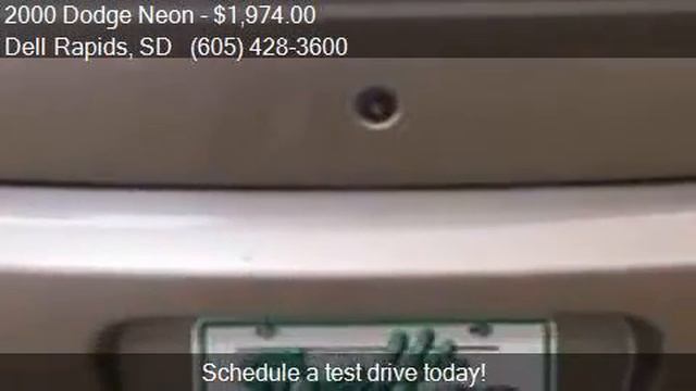 2000 Dodge Neon Highline 4dr Sedan for sale in Dell Rapids, смотреть онлайн