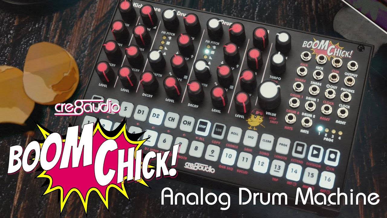 Cre8audio Boom Chick: Introducing Analog Drum Machine