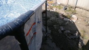 Установили каркасный бассейн 457х122. 17500 литров!