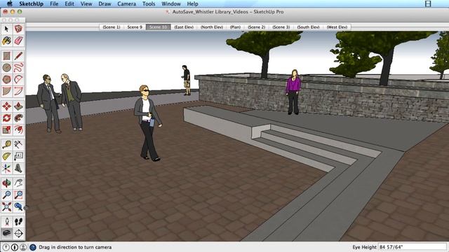 SketchUp Training Series: Position Camera / Look Around смотреть онлайн