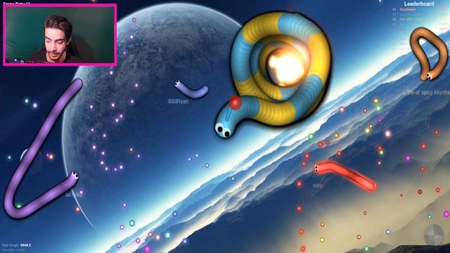 TOP SCORE! CAN SNAKES GET THIS BIG?!? - Slither.io High Score (Gameplay Funny Moments Slitherio смотреть онлайн