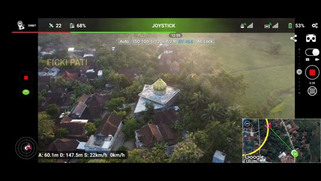 CARA MENGGUNAKAN FITUR AUTO ORBIT DI LITCHI APP FOR DJI MINI 2 смотреть онлайн