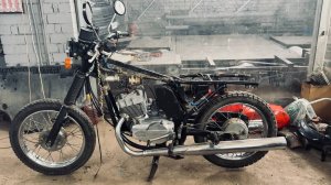 Часть-4. Jawa 350 638.5 Мойка от сорокалетней грязи. Разборка на покраску.