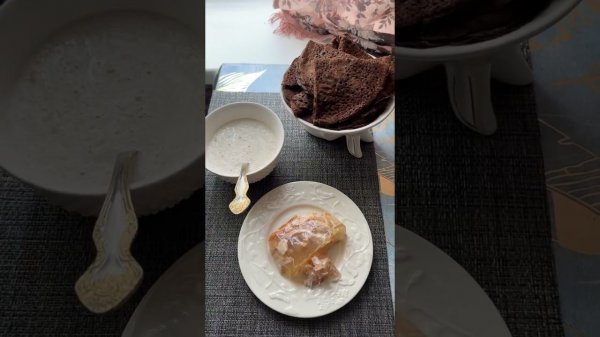 Худеем на блинах||рецепт в описании⬇️⬇️⬇️