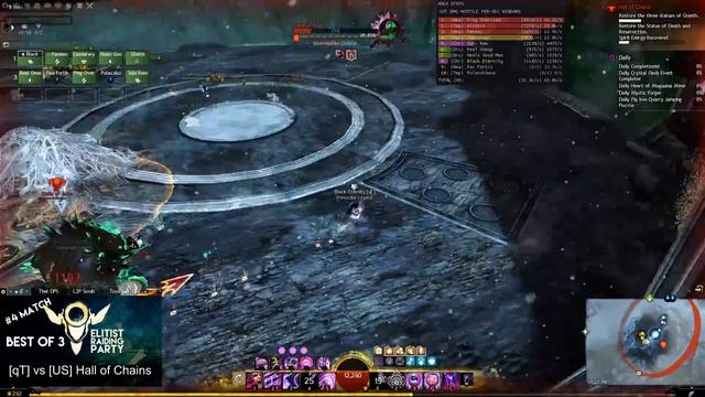 Gw2 Elitist Raiding Party 2 | #4 Match BO3 [qT] vs [US] Hall of Chains [32 Players Rule] смотреть онлайн