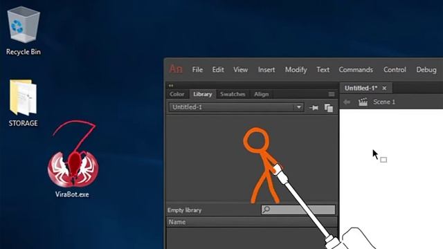 Virabot Exe против анимации часть 1 (тут всё на английском так что будут переводы)