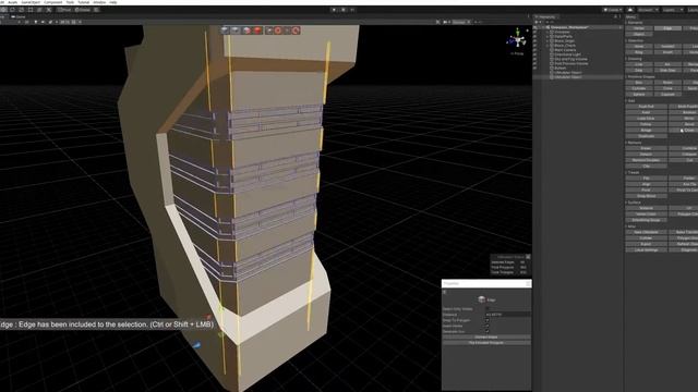 3D Modeling in Unity - Timelapse of a Sci-Fi building_F in the Neon-City with UModeler смотреть онлайн