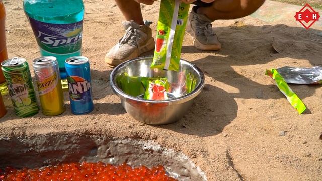 Satisfying Video l How To Make Ice Cream Watermelon with Orbeez, Mentos vs Big Coca Cola, Sodas смотреть онлайн