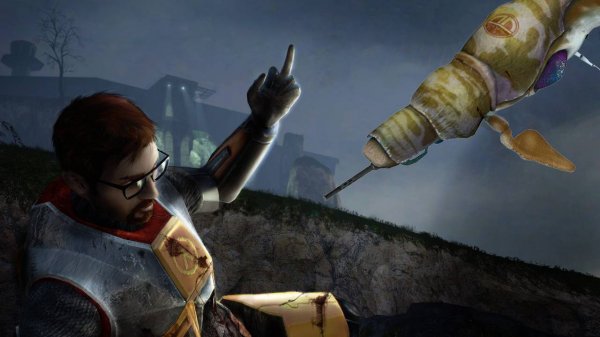 Лютый киберспорт в Half-Life 2. Сражение с двумя штурмовиками Альянса на 3 HP.