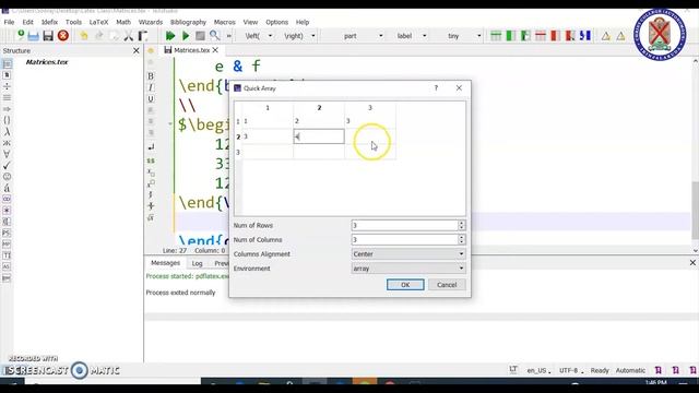 Matrices in Latex | Dept. of Mathematics | Christ OpenCourseWare смотреть онлайн