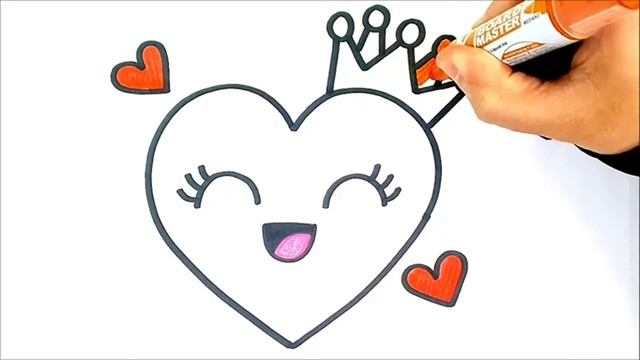 КАК НАРИСОВАТЬ СЕРДЦЕ ЛЕГКО ШАГ ЗА ШАГОМ смотреть онлайн