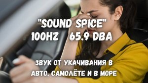 ✅ «Sound spice» Звук от укачивания 100 Гц 65,9 дБ