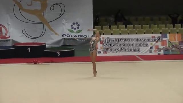Кубок Москвы 17.11.2016 Караванова Софья 2003 обруч смотреть онлайн