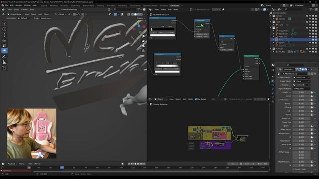 3D Paint Brush / Blender смотреть онлайн