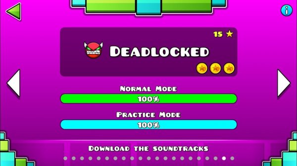Geometry Dash – Deadlocked (Все Монеты)