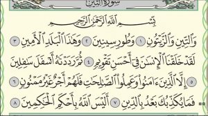 Коран. Сура "Ат-Тин".