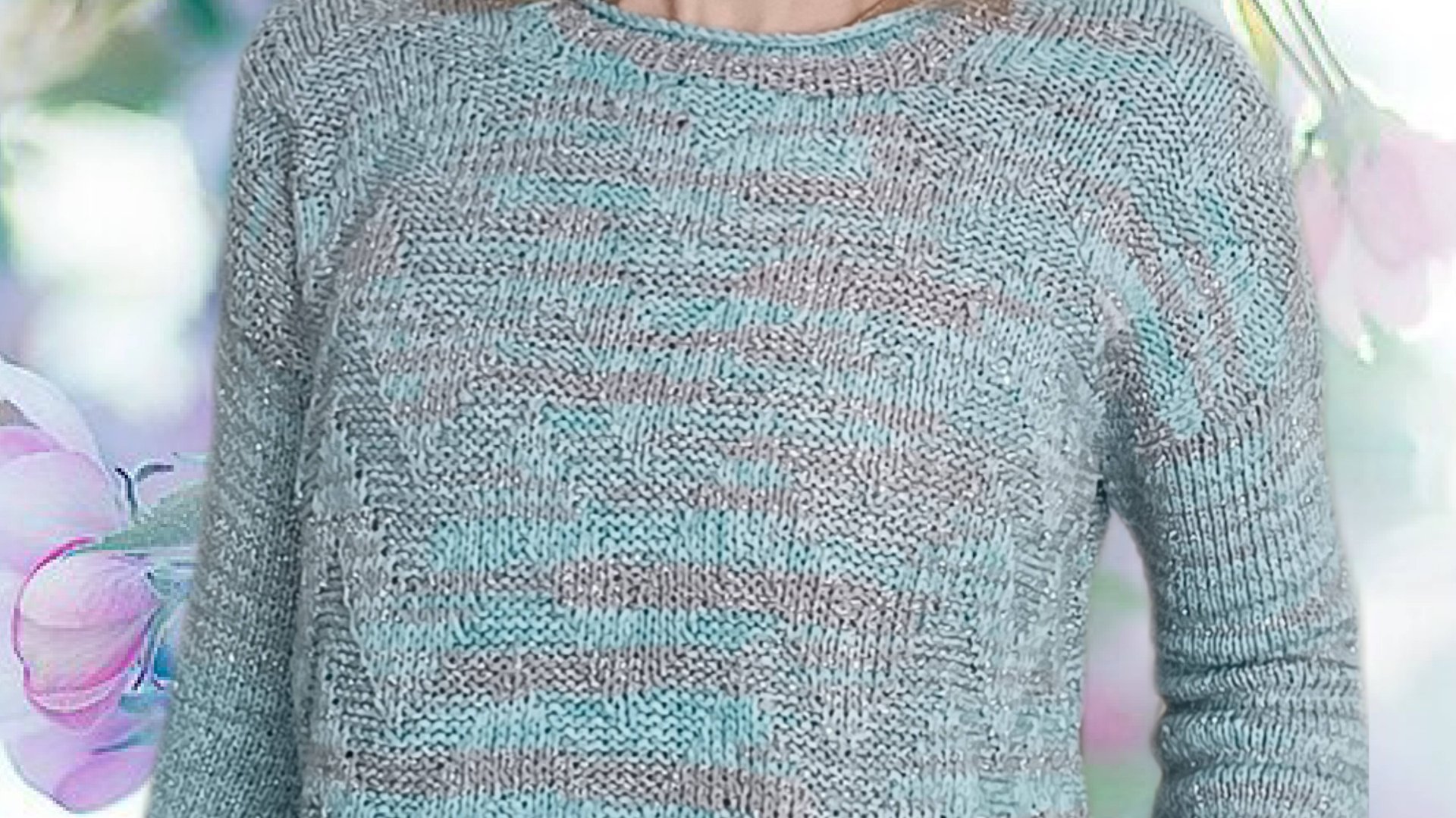 Как вывязать окат рукава в моделях со спущенным плечом._ МК 🧶 смотреть онлайн