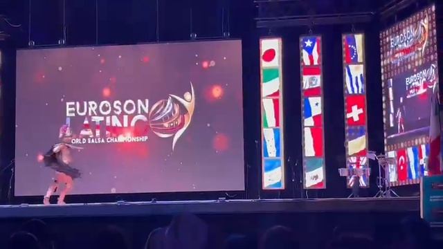 Aurea Prado Show Solista Bachata . Euroson Latino Salsa World Championship 2022 смотреть онлайн