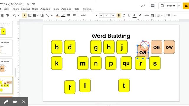 Week 8 Phonics: ow, oe, oa & trick words смотреть онлайн
