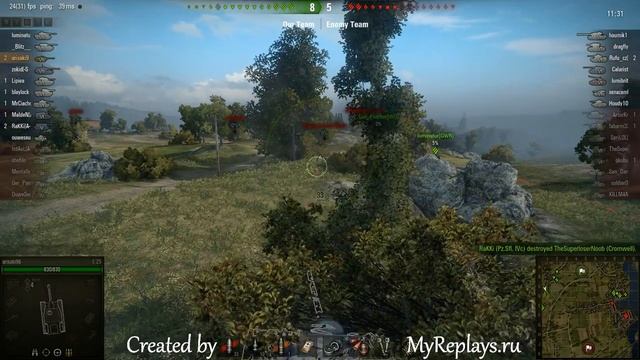 WOT: Fisherman's Bay - - 6 frags - смотреть онлайн